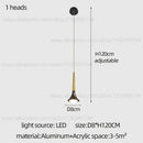 Decorbites contemporary horn chandelier living room black glass light