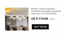 DecorBites™ Contemporary LED Chandelier for Dining Room Lighting