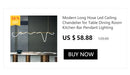 DecorBites™ Contemporary LED Chandelier for Dining Room Lighting