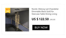 DecorBites™ Contemporary LED Chandelier for Dining Room Lighting