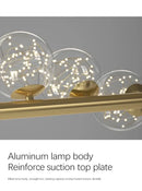 DecorBites™ Contemporary LED Glass Chandelier for Home Lighting