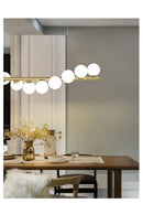 DecorBites™ Contemporary LED Glass Chandelier for Home Lighting