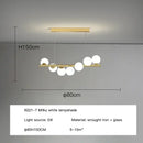 DecorBites™ Contemporary LED Glass Chandelier for Home Lighting