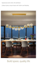 DecorBites™ Contemporary LED Glass Chandelier for Home Lighting