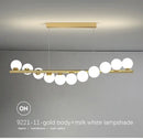 DecorBites™ Contemporary LED Glass Chandelier for Home Lighting