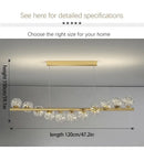 DecorBites™ Contemporary LED Glass Chandelier for Home Lighting