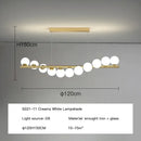 DecorBites™ Contemporary LED Glass Chandelier for Home Lighting