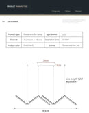 DecorBites™ Contemporary LED Pendant Lights 2-Head 90cm