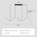 DecorBites™ Contemporary LED Pendant Lights 2-Head 90cm