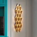 Gold Diamond Wall Sconce