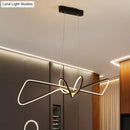 DecorBites™ Contemporary Metal Dining Room Hanging Light Kit with Bowtie LED Island Lighting