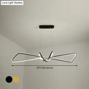 DecorBites™ Contemporary Metal Dining Room Hanging Light Kit with Bowtie LED Island Lighting