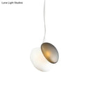 DecorBites™ Contemporary White Glass Pendant Light for Dining Room Ceiling