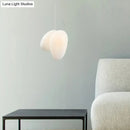 DecorBites™ Contemporary White Glass Pendant Light for Dining Room Ceiling
