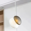 DecorBites™ Contemporary White Glass Pendant Light for Dining Room Ceiling