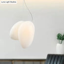 DecorBites™ Contemporary White Glass Pendant Light for Dining Room Ceiling
