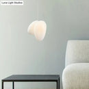 DecorBites™ Contemporary White Glass Pendant Light for Dining Room Ceiling