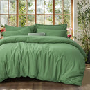 DecorBites™ Cooling Summer Cotton Duvet Set with Pillowcases