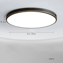 DecorBites™ Copper Ceiling Lamp: Modern Round Surface Mounted Lighting for Bedroom