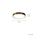 DecorBites™ Copper Ceiling Lamp: Modern Round Surface Mounted Lighting for Bedroom
