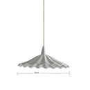 DecorBites™ Copper Ceramic LED Pendant Lamp with Wood Handle for Home Decor