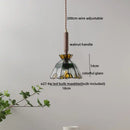 DecorBites™ Copper Ceramic LED Pendant Light with Knob Switch - 4w Bulb & Lamparas Colgante