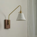 Modern brass and copper ceramic led wall lamps for bedroom