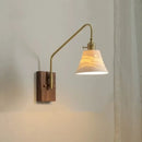 Modern brass and copper ceramic led wall lamps for bedroom