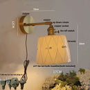 DecorBites™ Copper Ceramic LED Wall Light Fixture Pull Chain Switch Modern Wall Lamp