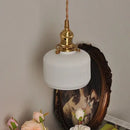 DecorBites™ Copper Ceramic LED Wall Light Fixture Pull Chain Switch Modern Wall Lamp