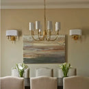 DecorBites™ Copper Chandelier Lights for Living Room, Kitchen, and Bedroom