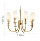DecorBites™ Copper Chandelier Lights for Living Room, Kitchen, and Bedroom