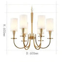 DecorBites™ Copper Chandelier Lights for Living Room, Kitchen, and Bedroom