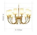 DecorBites™ Copper Chandelier Lights for Living Room, Kitchen, and Bedroom
