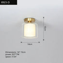 DecorBites™ Copper Chandelier: Modern LED Ceiling Lamp for Aisle, Living Room, Bedroom Decor