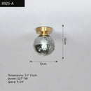 DecorBites™ Copper Chandelier: Modern LED Ceiling Lamp for Aisle, Living Room, Bedroom Decor