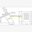 Modern chrome waterfall bathroom faucet white ceramic basin mixer