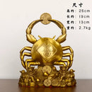 DecorBites™ Copper Crab Ornaments for Wealth and Luxury Decor