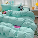 DecorBites™ Cotton Bedding Set with Sheet, Duvet Cover