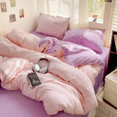 DecorBites™ Cotton Bedding Set with Sheet, Duvet Cover