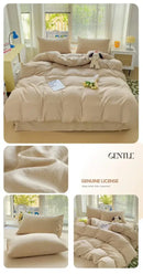 DecorBites™ Cotton Bedding Set with Sheet, Duvet Cover