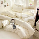 DecorBites™ Cotton Bedding Set with Sheet, Duvet Cover