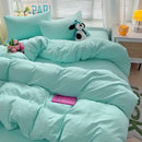 DecorBites™ Cotton Bedding Set with Sheet, Duvet Cover