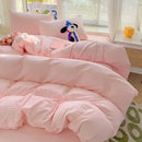 DecorBites™ Cotton Bedding Set with Sheet, Duvet Cover