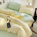 DecorBites™ Cotton Bedding Set with Sheet, Duvet Cover
