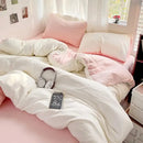 DecorBites™ Cotton Bedding Set with Sheet, Duvet Cover