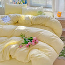 DecorBites™ Cotton Bedding Set with Sheet, Duvet Cover