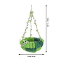 DecorBites™ Cozy Coral Fleece Parrot Hammock - Green