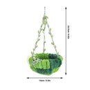 DecorBites™ Cozy Coral Fleece Parrot Hammock - Green