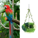 Green Fleece Parrot Hammock